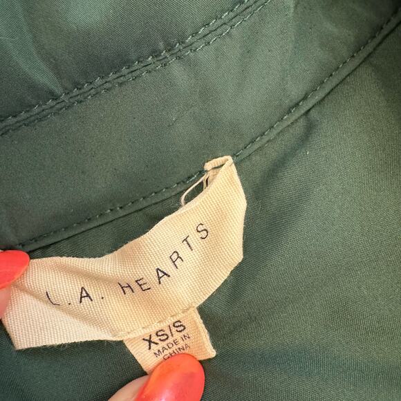 LA Hearts Button Down Quilted Shacket XS/S - Picture 7 of 10